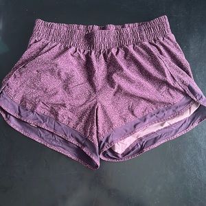 Athleta High Rise Mesh Racer Run Short